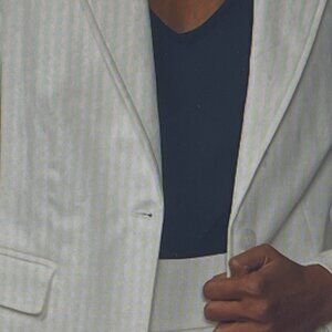 New York & Co - Women's White Blazer and Pants Suit